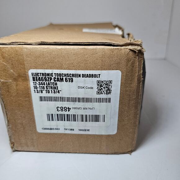 Schlage Encode Plus Camelot Touchscreen Electronic Deadbolt WiFi #BE499WBCAM619 - Picture 10 of 10